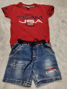 Team USA T-Shirt and Shorts Set