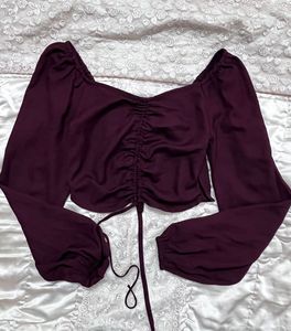 Chic Ruched Crop Top