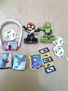 🕸️Spider-Man &amp; Batwheels Toy Set