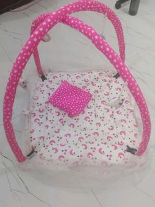 Pink Star Baby Sleeping Bed
