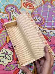 Floral Bamboo Clutch