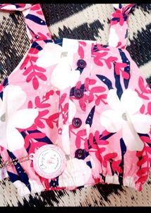 Cute Floral Crop Top &amp; Shorts Set