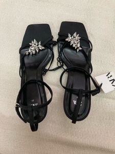 ZARA Sparkling Black Heels - Elegant & Chic