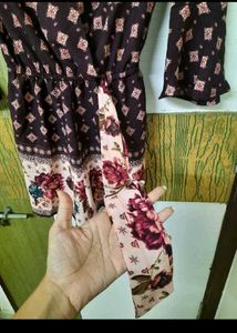 Floral Print Romper
