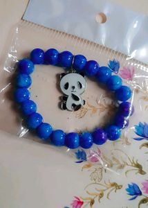 🔥SALE🔥 Crackle Bead Bracelet With Panda Charm