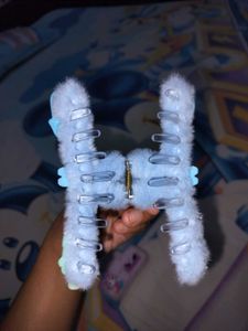 Cute Funky Fuzzy Claw Clip