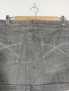 Gray Denim Skirt (Women)