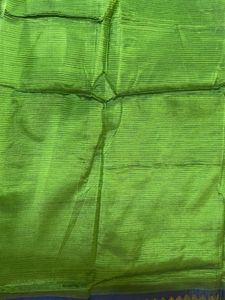Green Silk Unstitched Cloth Piece - 1.7meter Each