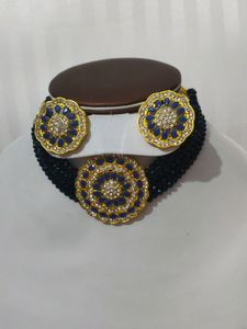 Blue Crystal Ad Choker