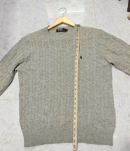 Polo Ralph Lauren Cable Knit Grey Sweater