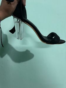 Black Heels with Ankle Strap
