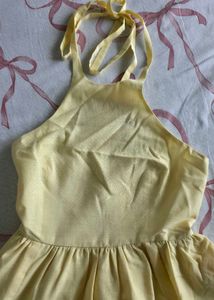 Elegant Yellow Maxi Dress