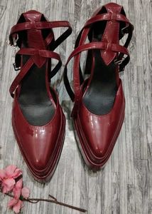 Stylish Burgundy Heels