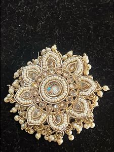 Exquisite Kundan &amp; Pearl Statement Ring