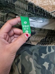 Camouflage Cargo Shorts