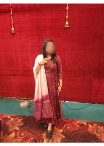 Elegant Maroon Kurta Set with Dupatta