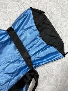 Blue Strapless Party Dress
