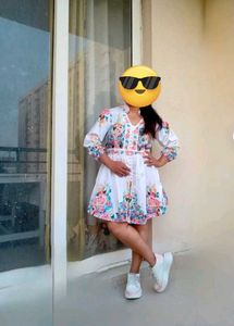 Floral Print Mini Dress (Brand New)