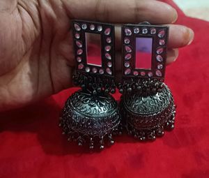 Oxidised Earrings