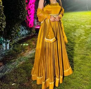 Mustard Yellow Ethnic Dress
