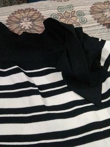 premiums  Striped Long Sleeve Top