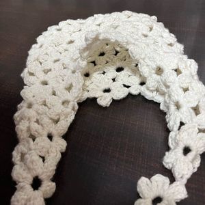 Handmade Crochet Flower Shoulder Bag