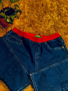 Jean Material Navy Blue Colour
