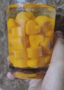 🧡Gel Heart Shape Candle (levender Fregrange)