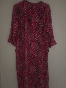 cotton bandhani kurta