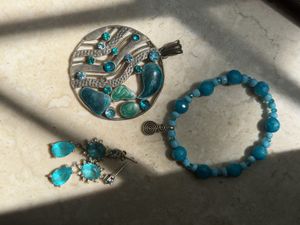 Turquoise Beaded Jewellery Set