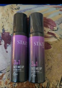 2x Staze 3-in-1 Setting Spray