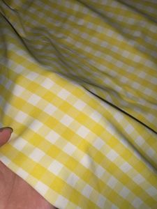 Yellow Gingham Skirt