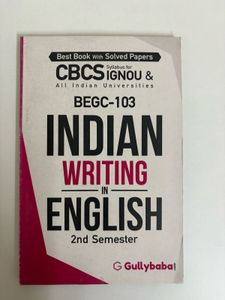 Indian Writing in English