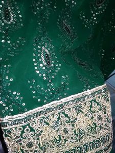 Dark Green Pakistani Salwar Suit