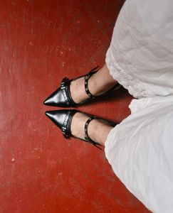 Chic Black Studded Heels