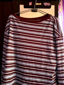 Striped Off-Shoulder Top