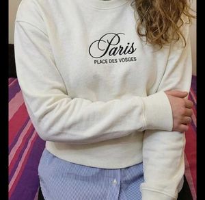 Paris Graphic Sweatshirt with Shirt Detail