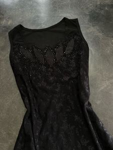 Elegant Black Embellished Sleeveless Top