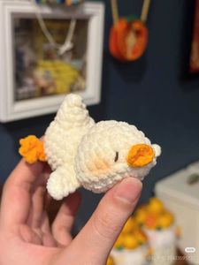 Cute Crochet Duck Figurine
