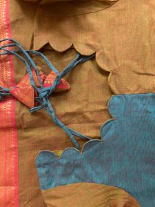 Scallop dual tone mangalagiri kurta