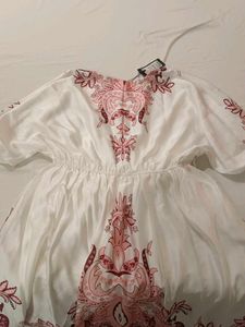 Vero Moda White Paisley Print Dress