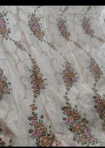 Elegant Floral Print Saree