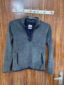 Grey Fleece Pullover
