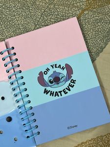 Cute Pastel Stitch Notebook