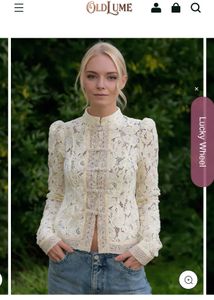 Elegant White Lace Blouse