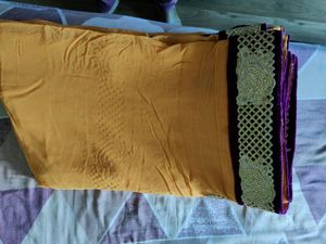 Saree In Heavy Border