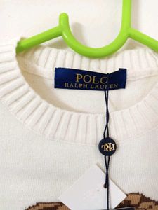 NEW Womens Polo Ralph Lauren Bear Sweater