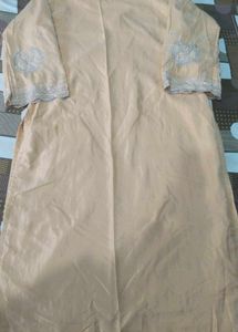 Elegant gold Embroidered Kurta