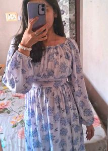 Floral Print Midi Dress