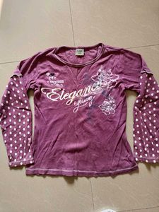 Combo Of Two Hosriey Cotton Kids Top
